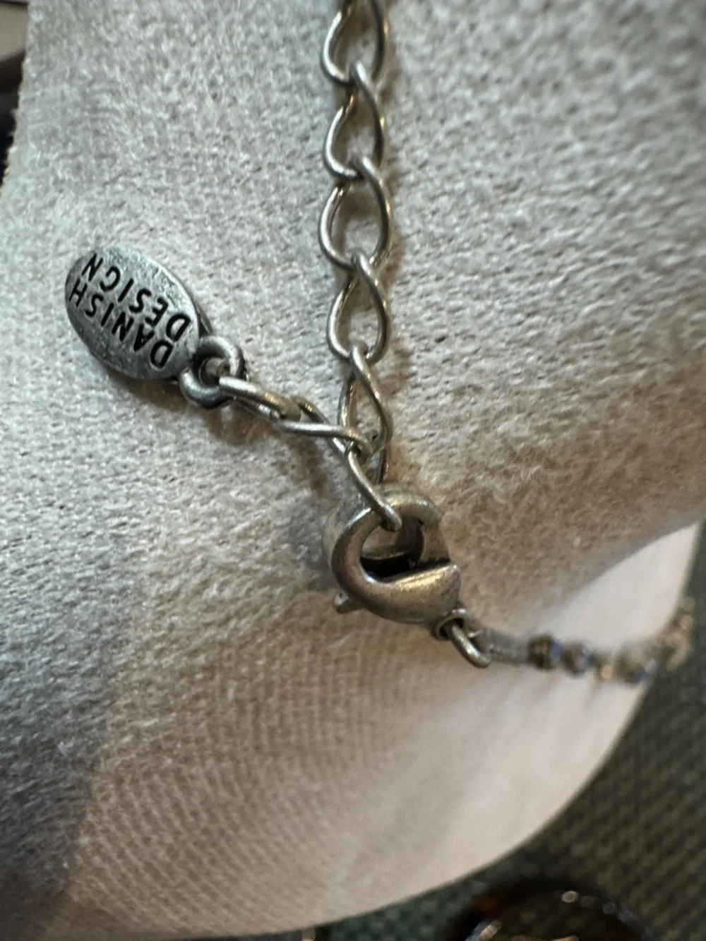 Blue Crystal Floral & Heart Necklace - Women Jewelry - Picture 5 of 6